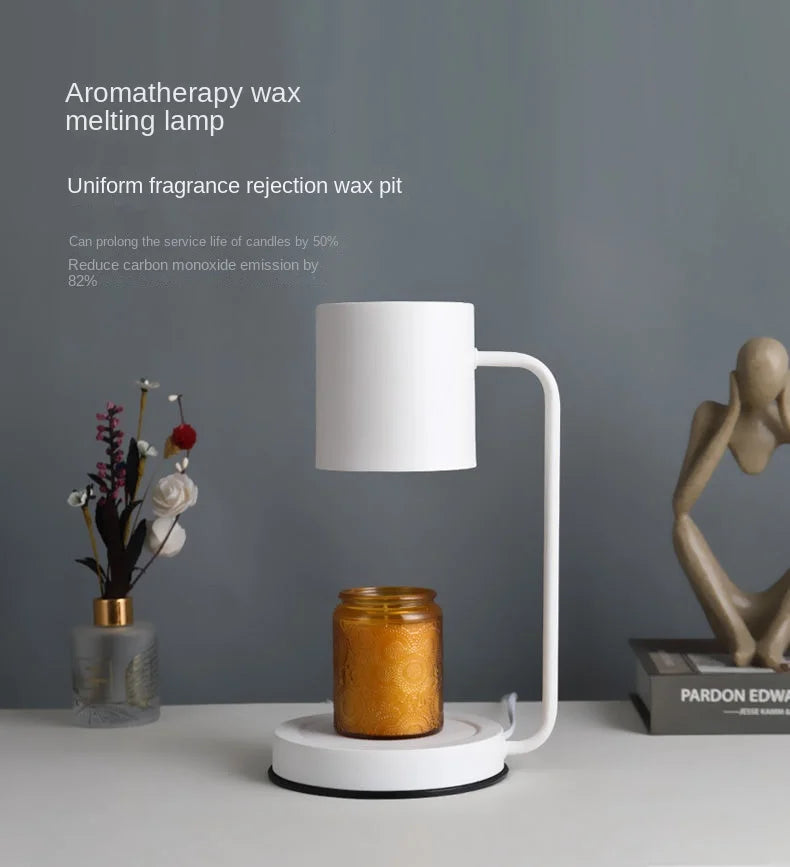 Nordic Melting Wax Lamp Modern Dimmable Electric Candle Warmer Lamp Timming Swtich Fragrance Light Desk Decor Lighting