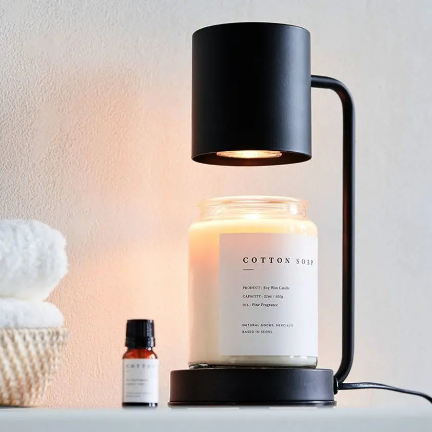 Nordic Melting Wax Lamp Modern Dimmable Electric Candle Warmer Lamp Timming Swtich Fragrance Light Desk Decor Lighting