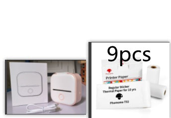 Mini Bluetooth Thermal Label Printer – Portable Sticker & Photo Printer for Home or Office