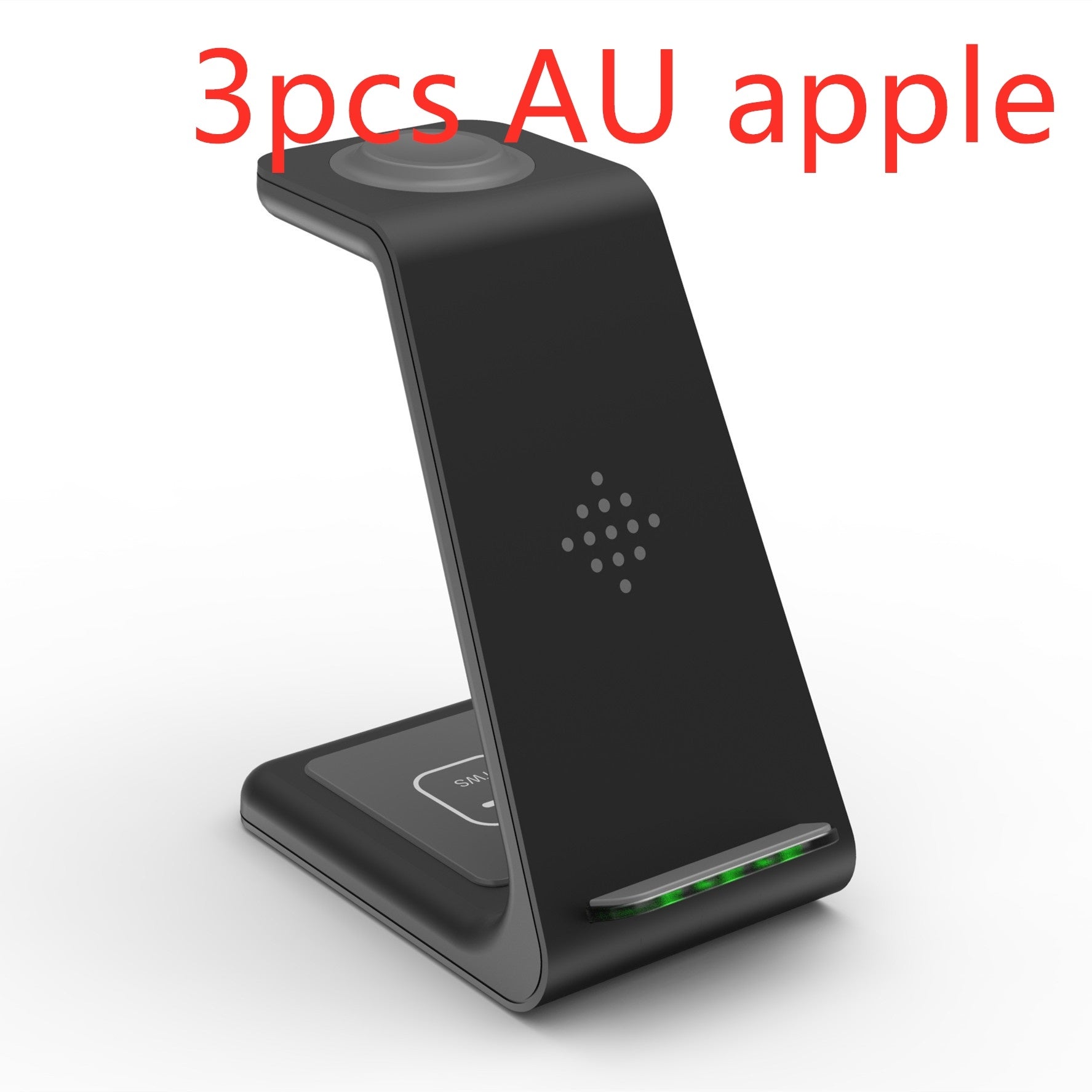 3-in-1 Wireless Charging Station – Fast Charger Dock for iPhone, Watch & AirPods