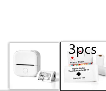 Mini Bluetooth Thermal Label Printer – Portable Sticker & Photo Printer for Home or Office