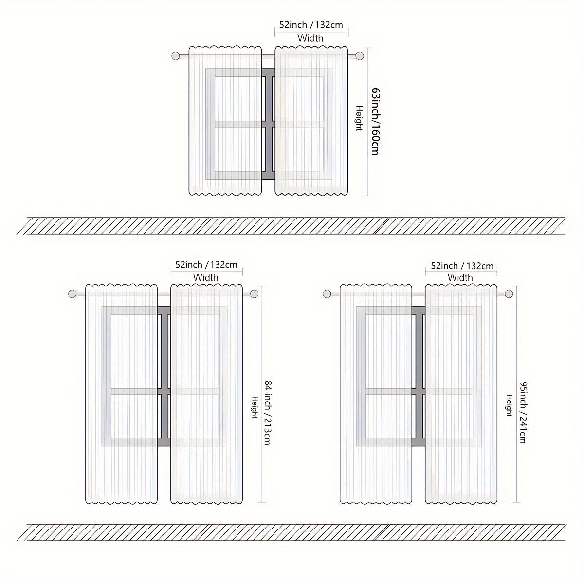 2pcs Rose Print Semi-sheer Curtains, Rod Pocket Decorative Window Drapes, Window Treatments For Bedroom Living Room, Home Decoration, Room Decoration