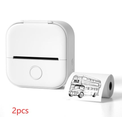 Mini Bluetooth Thermal Label Printer – Portable Sticker & Photo Printer for Home or Office