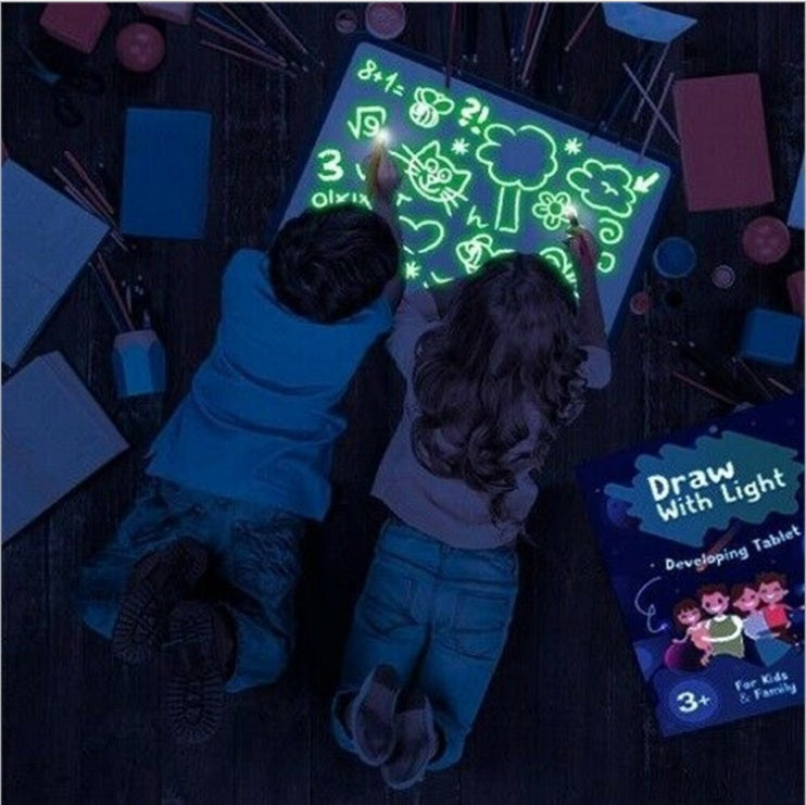 3D LED Drawing Pad with Light Effects – Creative Educational Toy for Kids