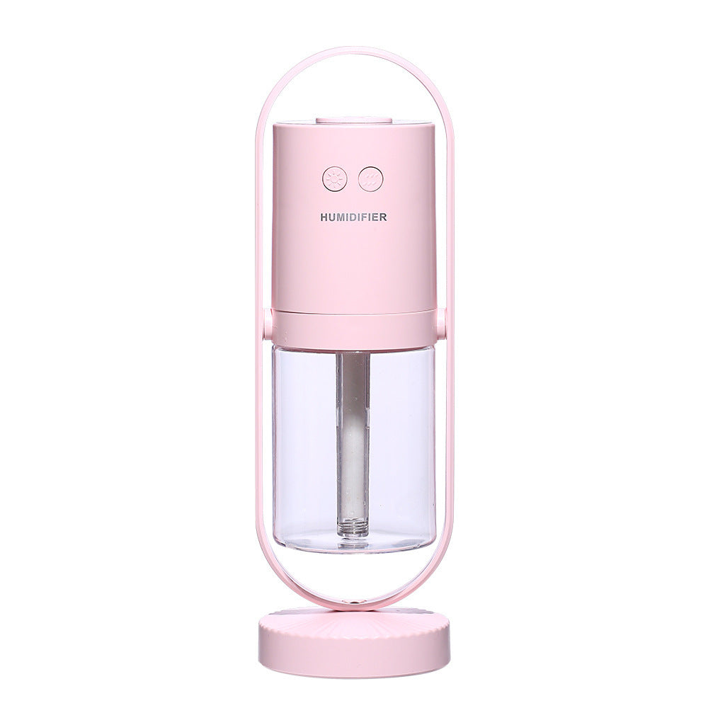 Magic Shadow USB Air Humidifier with LED Projection – Mini Ultrasonic Mist Maker for Home or Car