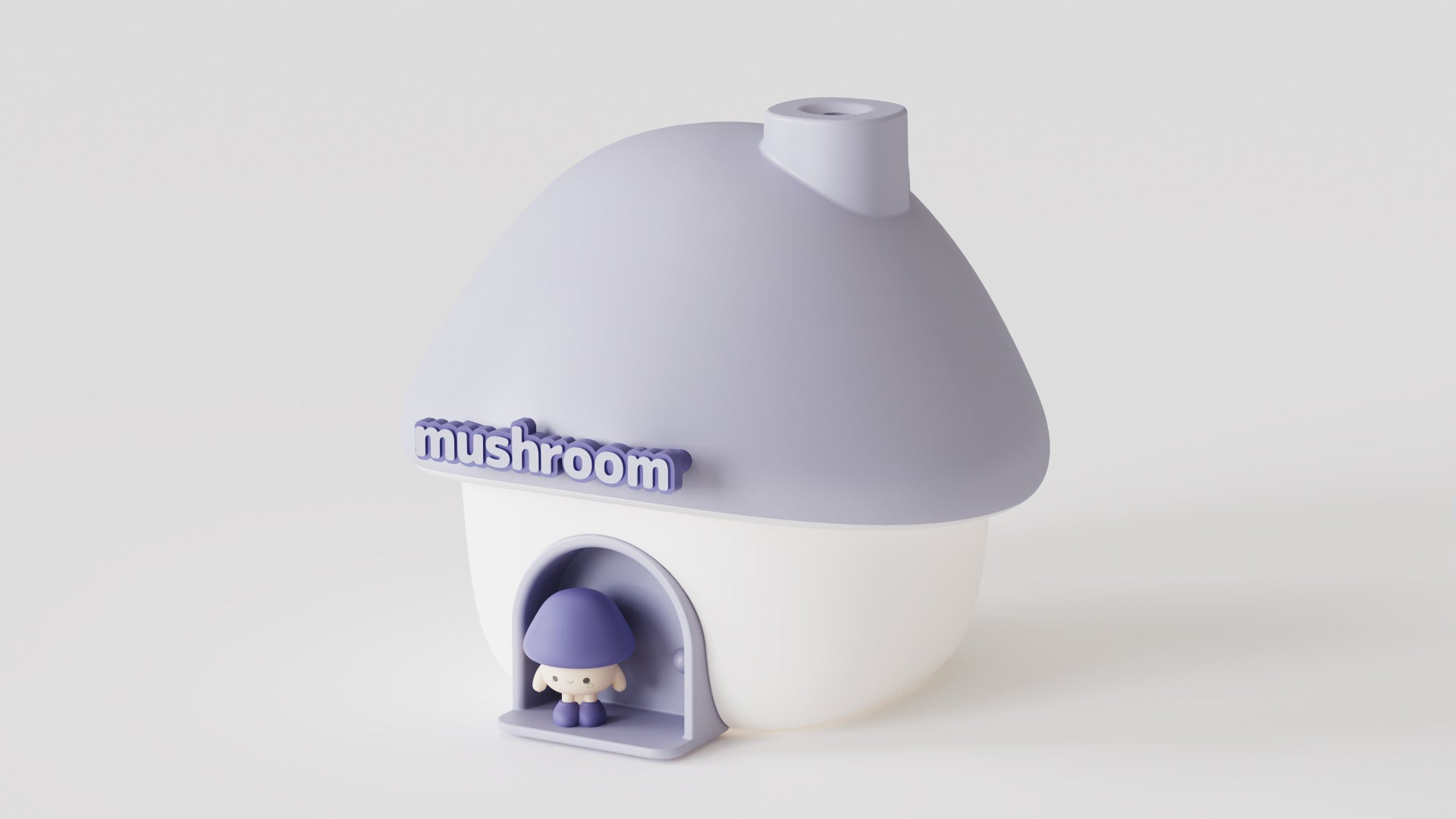Mushroom House Ambience Light Mute Humidifier