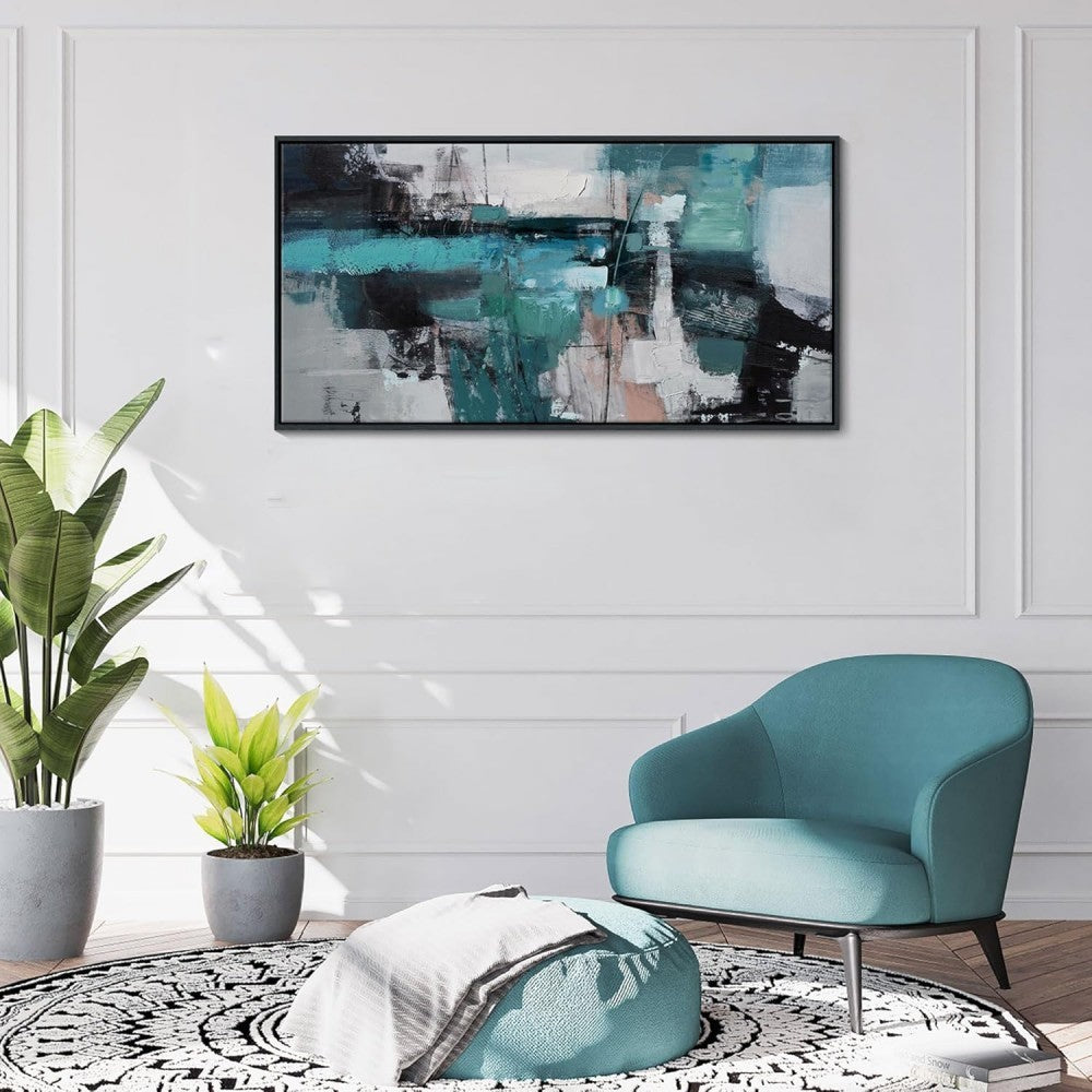 Bright Wall Art Picture Handmade Oil Painting Abstract Texture Canvas Poster Large Mural Decor Living Room Bedroom Porch Hotel