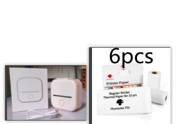 Mini Bluetooth Thermal Label Printer – Portable Sticker & Photo Printer for Home or Office