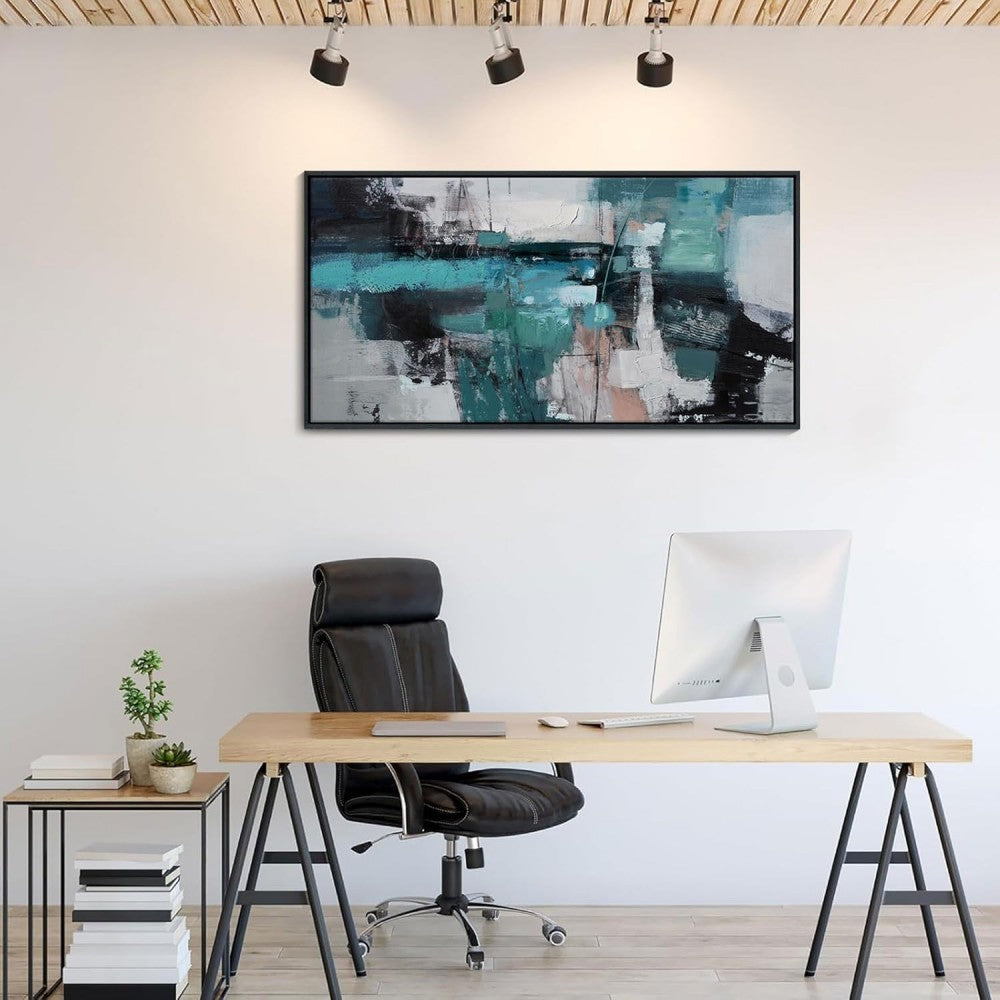 Bright Wall Art Picture Handmade Oil Painting Abstract Texture Canvas Poster Large Mural Decor Living Room Bedroom Porch Hotel