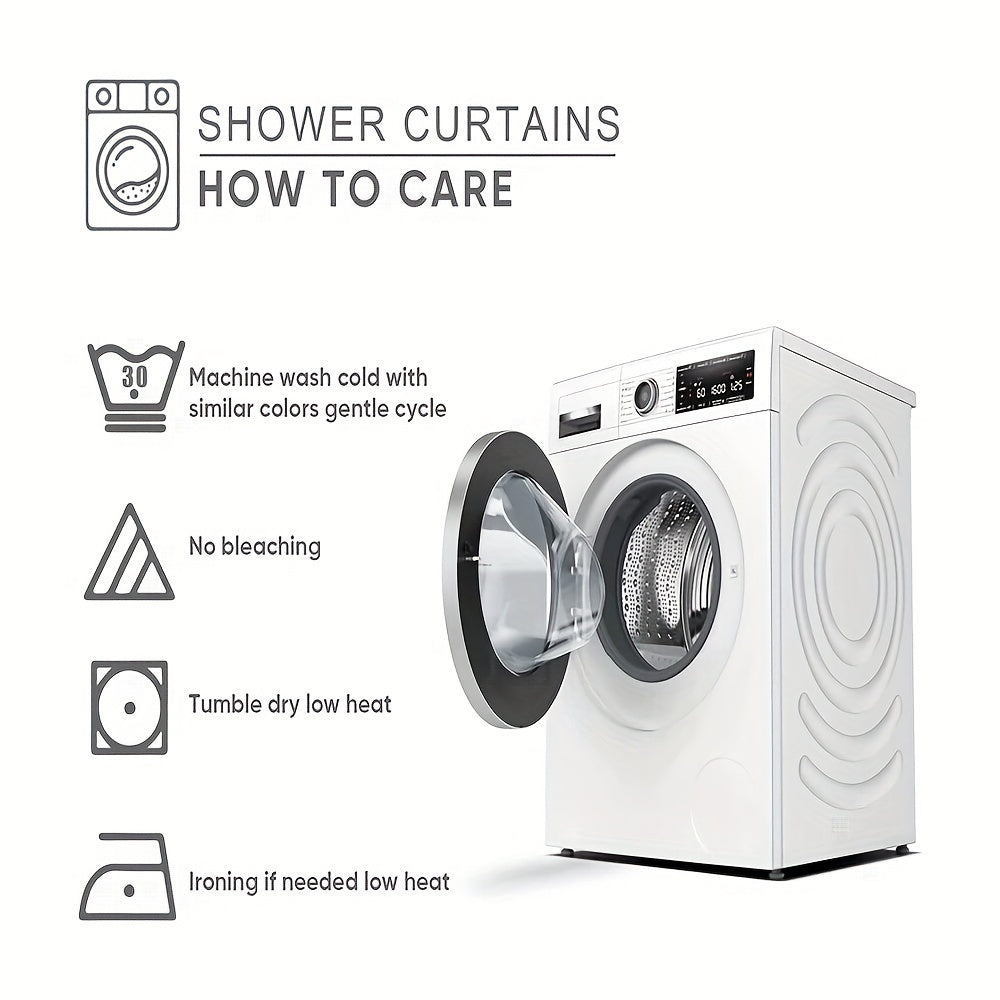 2pcs UV Neon Mushrooms Digital Printed Grommet Top Curtains for Living Room Office Home Decoration