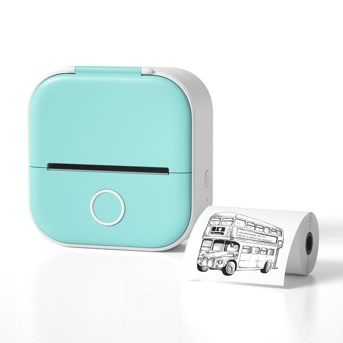 Mini Bluetooth Thermal Label Printer – Portable Sticker & Photo Printer for Home or Office