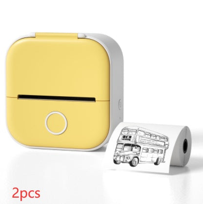 Mini Bluetooth Thermal Label Printer – Portable Sticker & Photo Printer for Home or Office