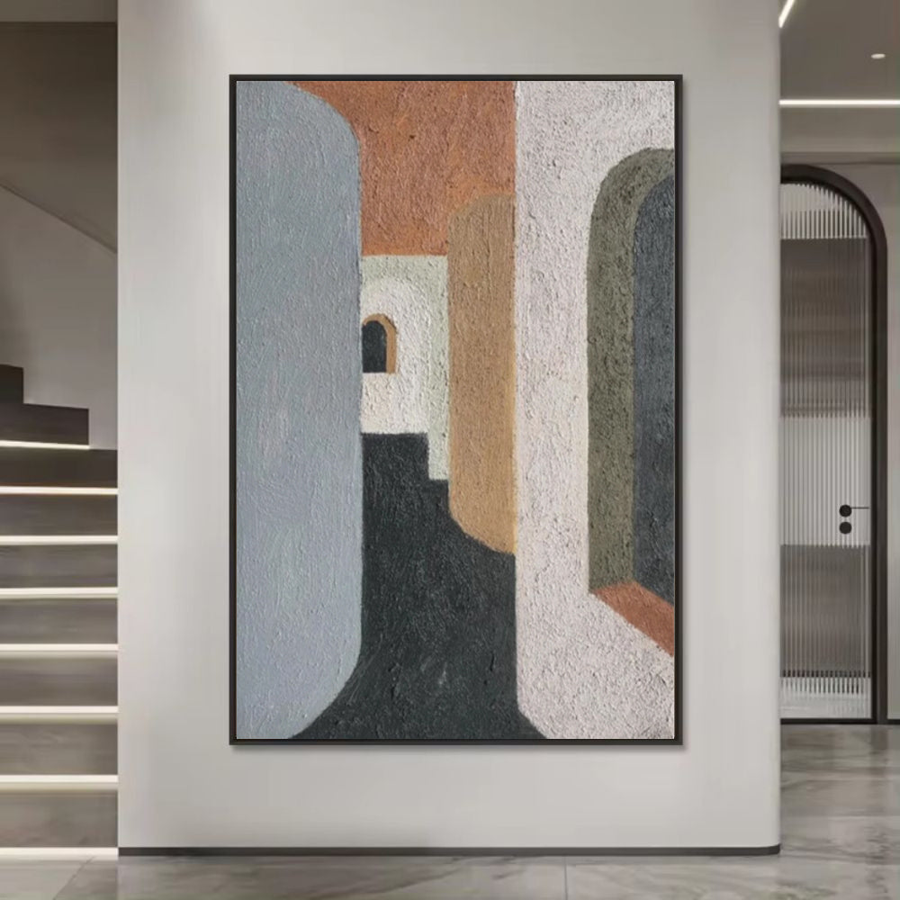 Handmade Oil Painting Canvas Wall Art Decoration Modern Texture Abstract For Home Living Room Decor Rolled Frameless Unstretched Painting