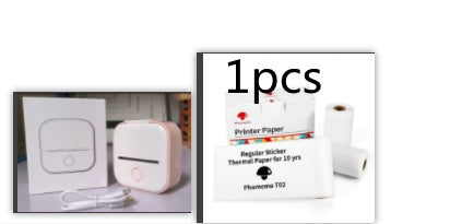 Mini Bluetooth Thermal Label Printer – Portable Sticker & Photo Printer for Home or Office