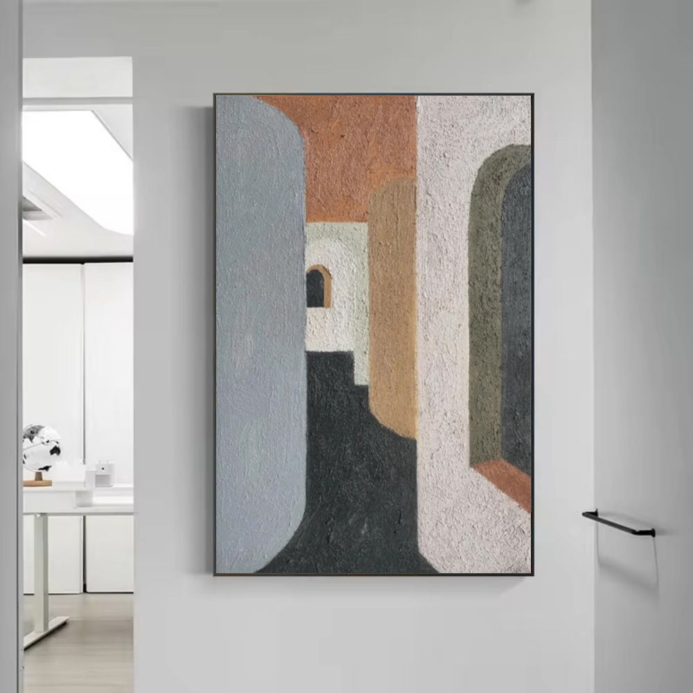 Handmade Oil Painting Canvas Wall Art Decoration Modern Texture Abstract For Home Living Room Decor Rolled Frameless Unstretched Painting