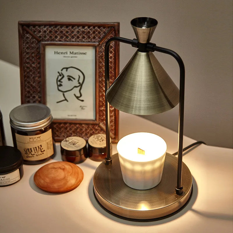 Candle Warmer Electric Wax Melt Lamp Lantern For Top-Down Candle Melting Waxing Burner Aromatherapy Lamp Table Lamp For Spa Club
