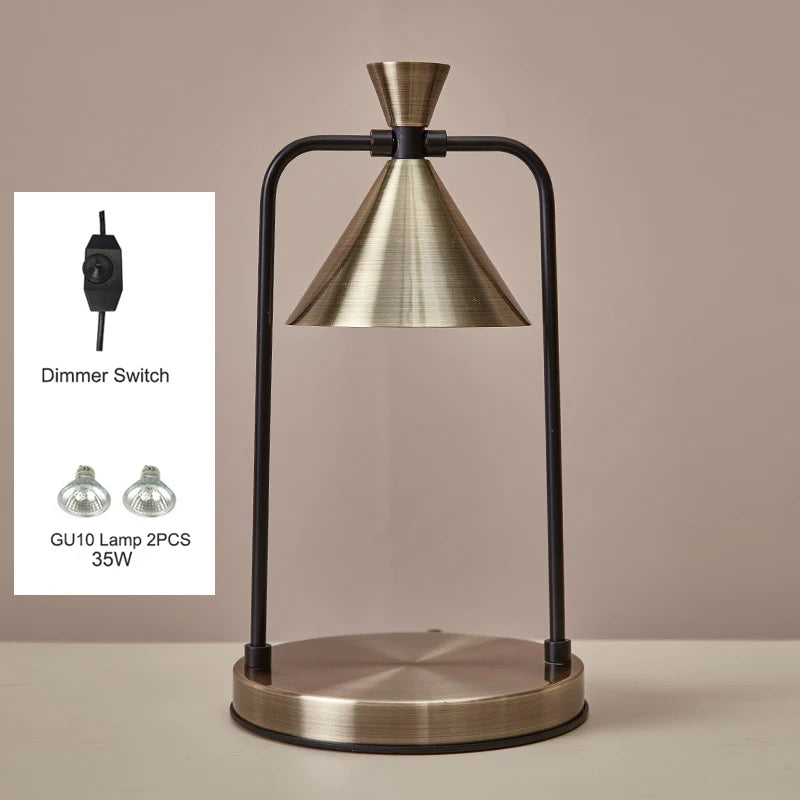 Candle Warmer Electric Wax Melt Lamp Lantern For Top-Down Candle Melting Waxing Burner Aromatherapy Lamp Table Lamp For Spa Club