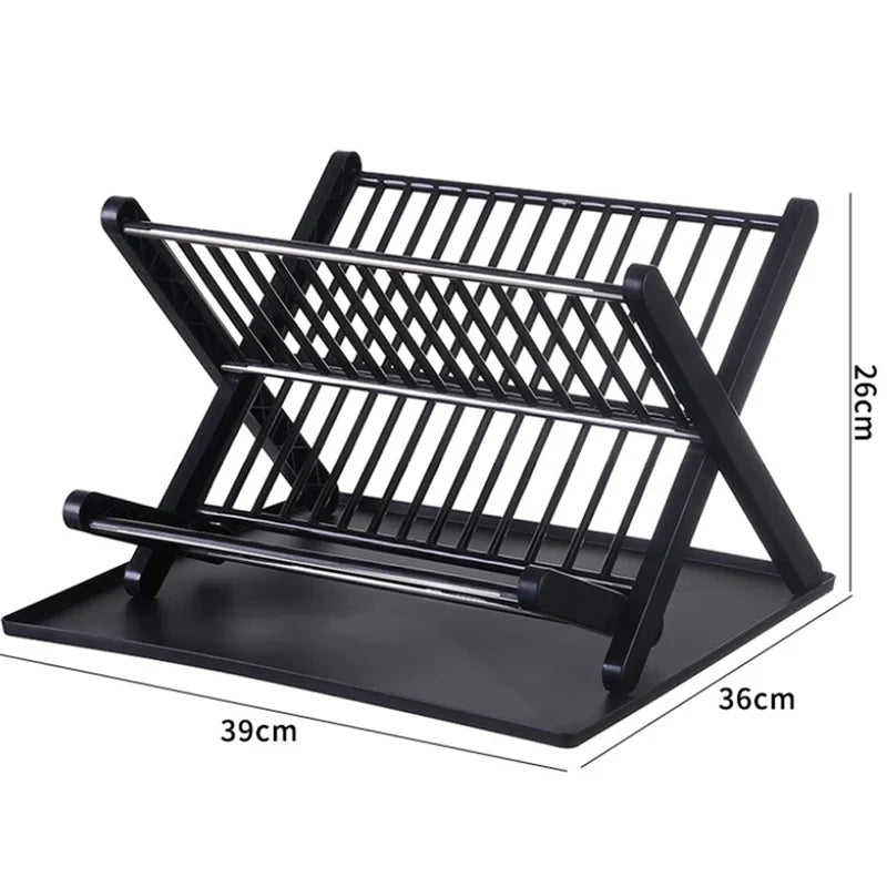 Kitchen Organizer Sink Drain Shelf Dish Drying Rack Bowl Plates Shelf Storage Drawer Desktop Adjustable Holder Home Accessories