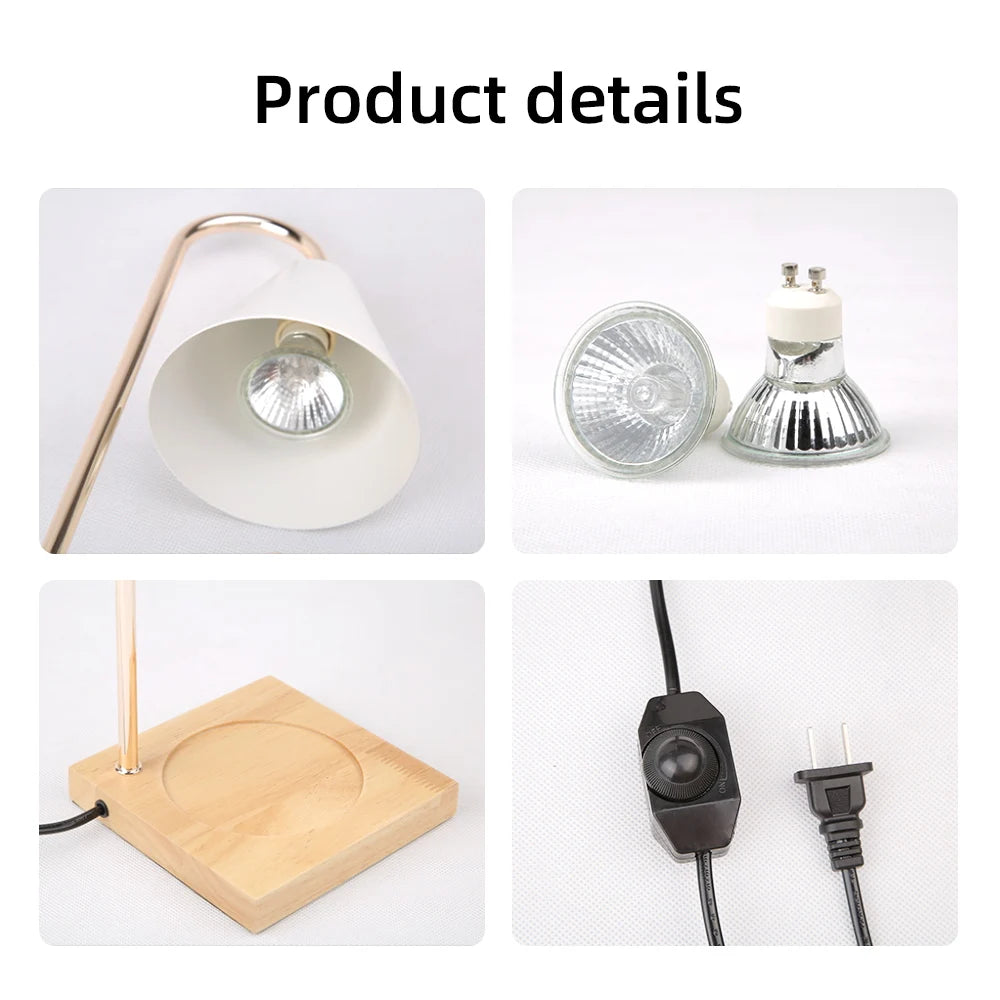 LED Candle Warmer Dimming Led Light Aromatherapy Table Lamps Timed Bedside Lamp For Bedroom Home Decor Desk Lighting
