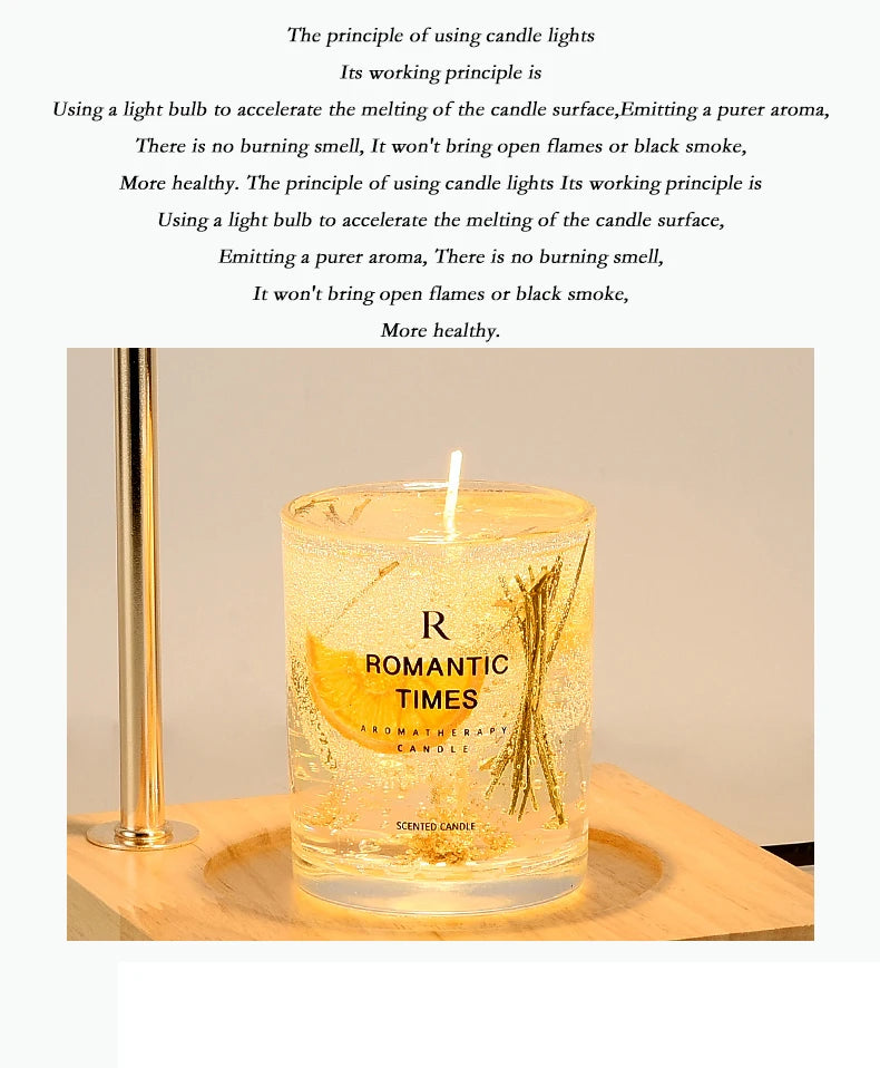 LED Candle Warmer Dimming Led Light Aromatherapy Table Lamps Timed Bedside Lamp For Bedroom Home Decor Desk Lighting