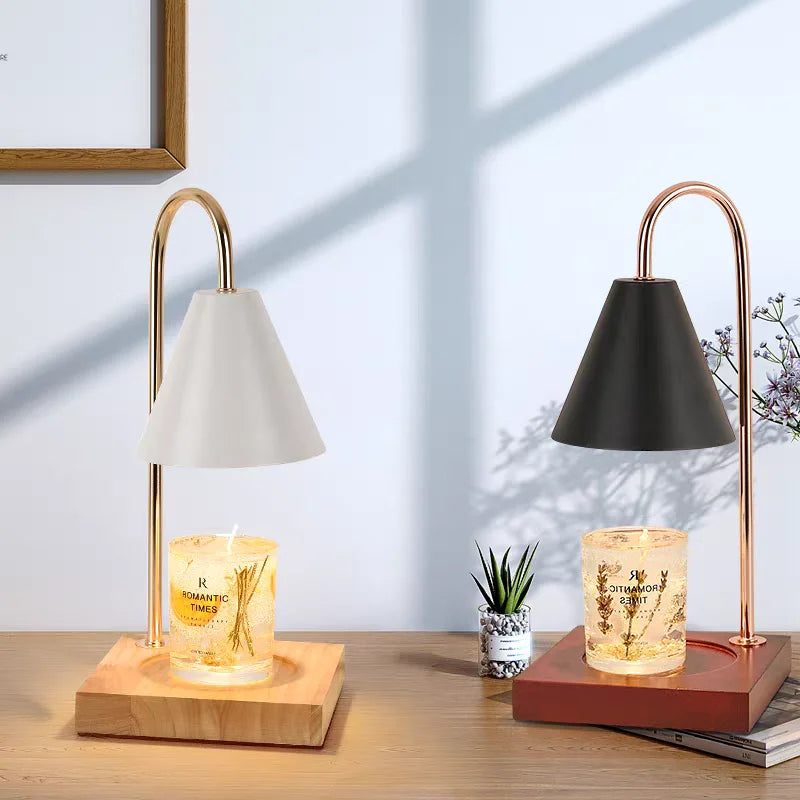 LED Candle Warmer Dimming Led Light Aromatherapy Table Lamps Timed Bedside Lamp For Bedroom Home Decor Desk Lighting