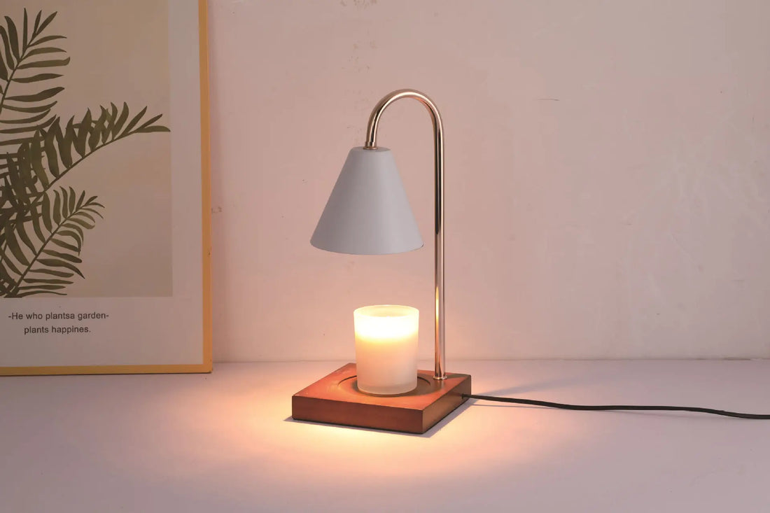 Candle Warmer Lamp with Timer Dimming Melting Wax Table Lamp Home Bedroom Decor Nightlight Creative Aromatherapy Desk Light Gift