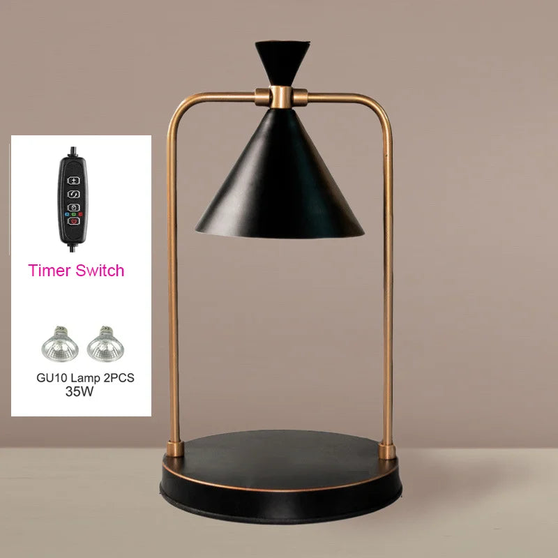 Candle Warmer Electric Wax Melt Lamp Lantern For Top-Down Candle Melting Waxing Burner Aromatherapy Lamp Table Lamp For Spa Club