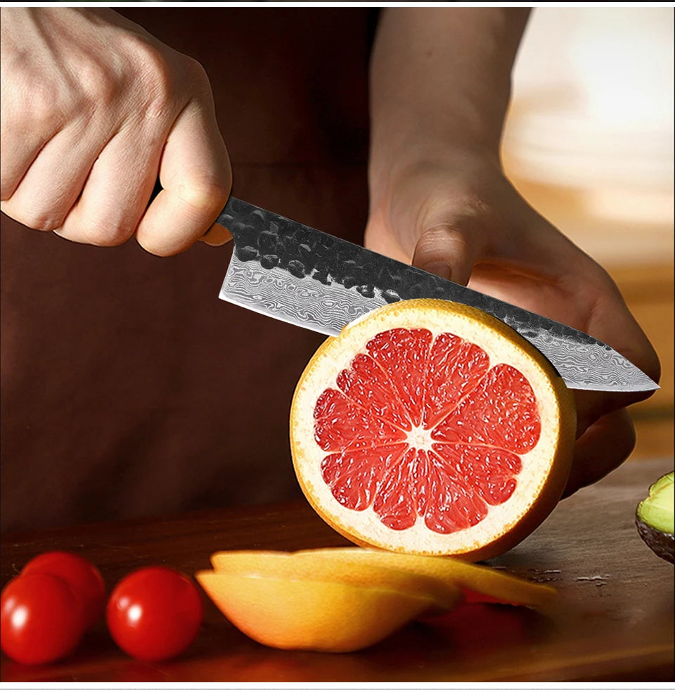 TURWHO 1-5PCS Kitchen Knives Set 67 Layers Damascus Steel VG10 Core Japanese Chef's Knife Kiritsuke Knife Kitchen Accessories