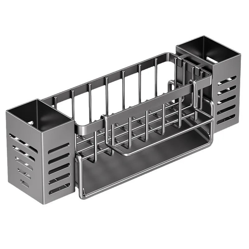 Kitchen Sink, Drain Rack, Sink, Rag, Sponge, Detergent Storage Rack, Multi-functional Tableware Storage Rack Kitchen