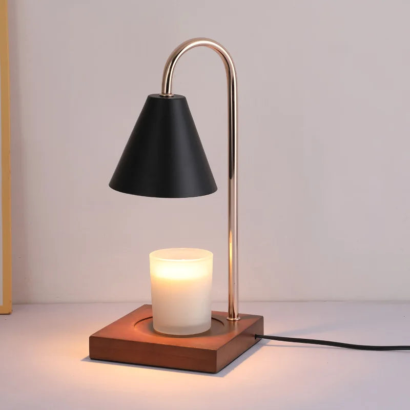 Candle Warmer Lamp with Timer Dimming Melting Wax Table Lamp Home Bedroom Decor Nightlight Creative Aromatherapy Desk Light Gift