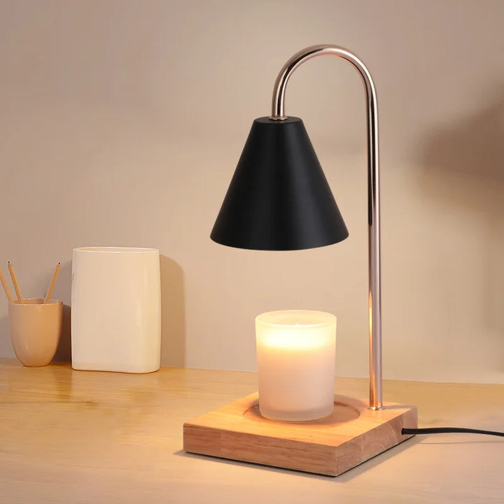 Candle Warmer Lamp with Timer Dimming Melting Wax Table Lamp Home Bedroom Decor Nightlight Creative Aromatherapy Desk Light Gift