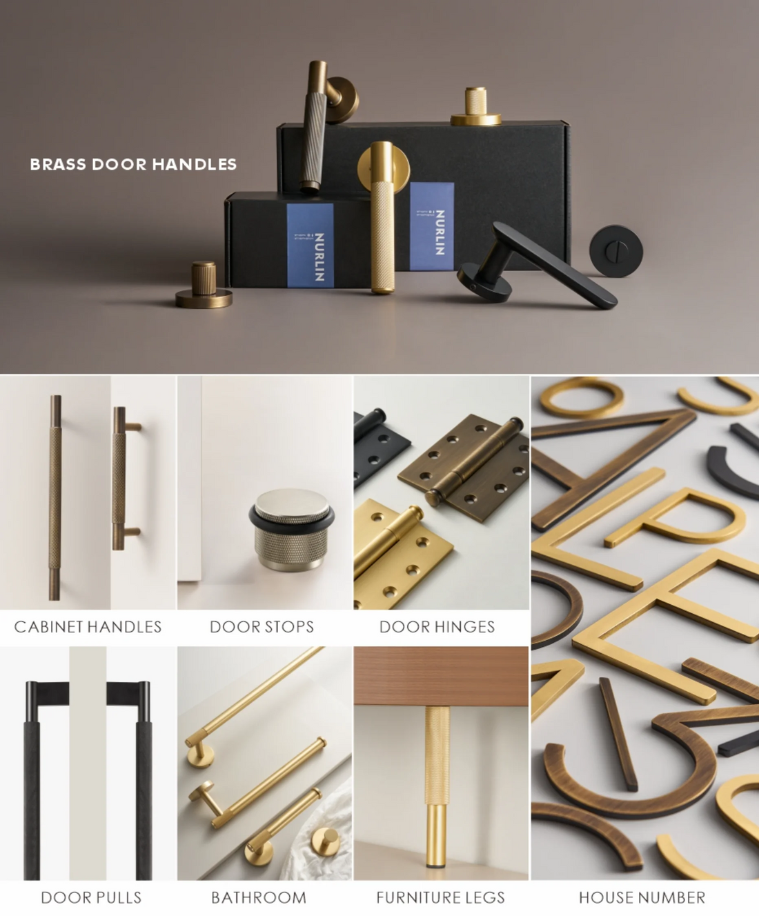 Nurlin French Luxury Solid Brass Kitchen Cabinet Furniture Drawer Cabinet Door Handle Round Knobs T-Bar Wardrobe Pull