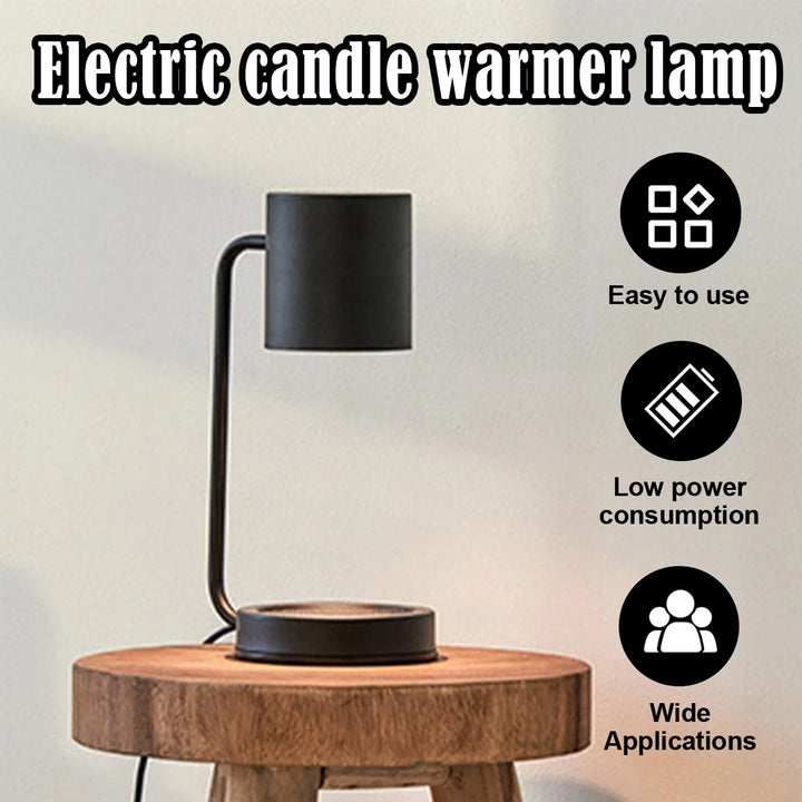 Modern Candle Warmer Table Light Metal Wax Burner Dimmable Candle Table Lamp Desk Lamp for Bedroom Living Room Atmosphere light
