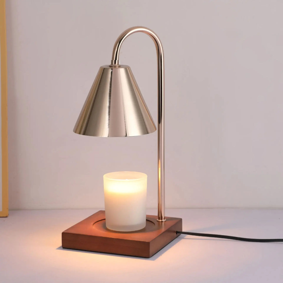 Candle Warmer Lamp with Timer Dimming Melting Wax Table Lamp Home Bedroom Decor Nightlight Creative Aromatherapy Desk Light Gift