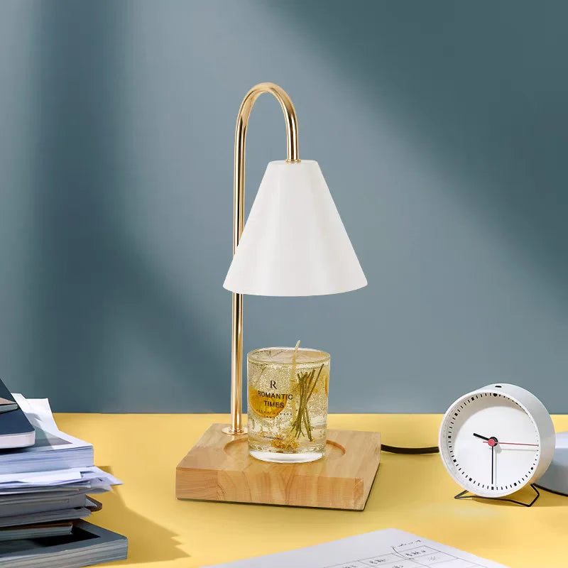 LED Candle Warmer Dimming Led Light Aromatherapy Table Lamps Timed Bedside Lamp For Bedroom Home Decor Desk Lighting