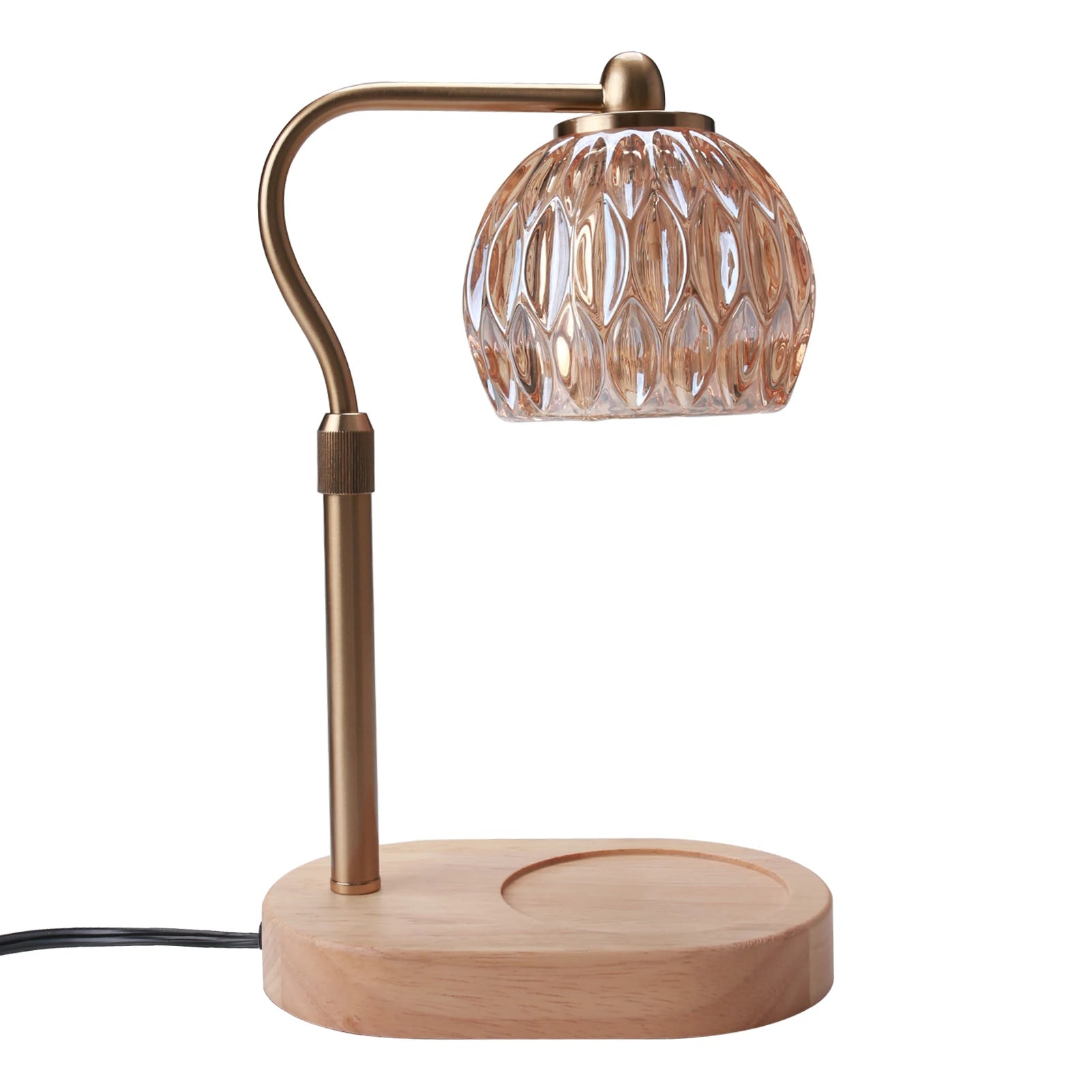 Candle Warmer Lamp Retro Candle Warmer Table Lamp Aromatherapy Lamp with Timer & Dimmer Height Adjustable for Scented Candles