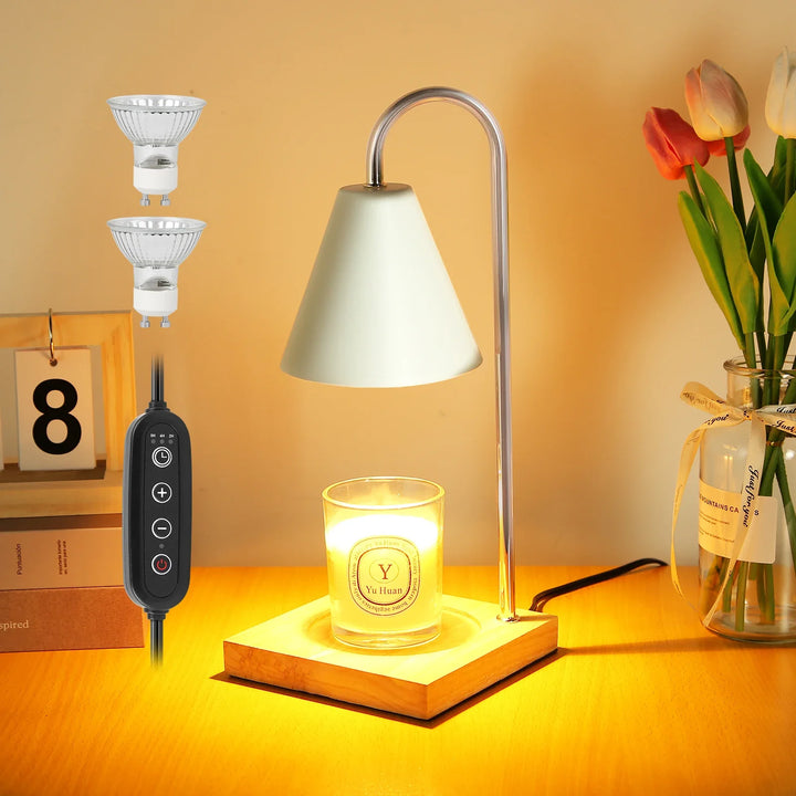 LED Candle Warmer Dimming Led Light Aromatherapy Table Lamps Timed Bedside Lamp For Bedroom Home Decor Desk Lighting