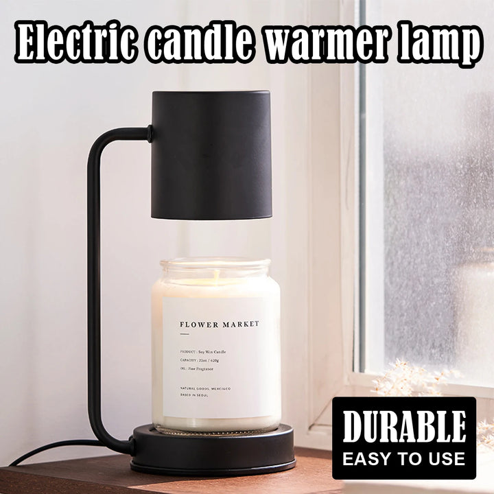 Modern Candle Warmer Table Light Metal Wax Burner Dimmable Candle Table Lamp Desk Lamp for Bedroom Living Room Atmosphere light
