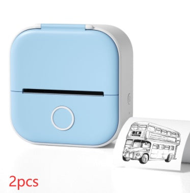 Mini Bluetooth Thermal Label Printer – Portable Sticker & Photo Printer for Home or Office