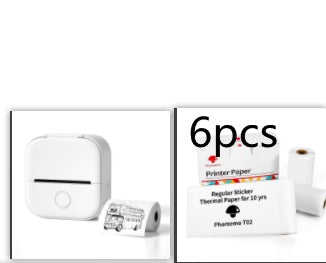 Mini Bluetooth Thermal Label Printer – Portable Sticker & Photo Printer for Home or Office