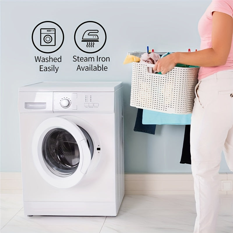 2pcs Bohemian Chic Black and White Floral Pattern Rod Pocket Window Curtains - Golden Modern Art Printed, Living Room Home Decor Essentials with Elegant Drapes and Easy Installation