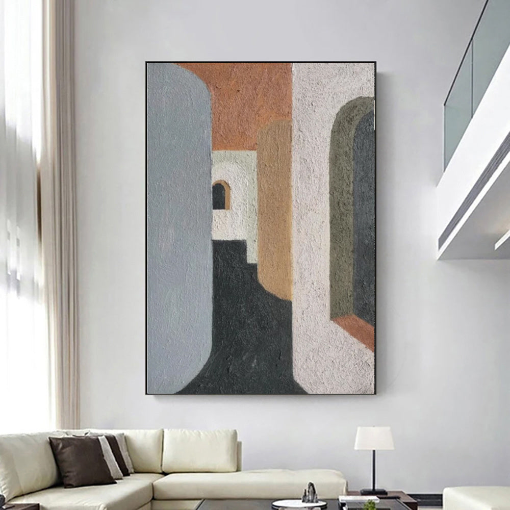 Handmade Oil Painting Canvas Wall Art Decoration Modern Texture Abstract For Home Living Room Decor Rolled Frameless Unstretched Painting