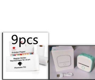 Mini Bluetooth Thermal Label Printer – Portable Sticker & Photo Printer for Home or Office