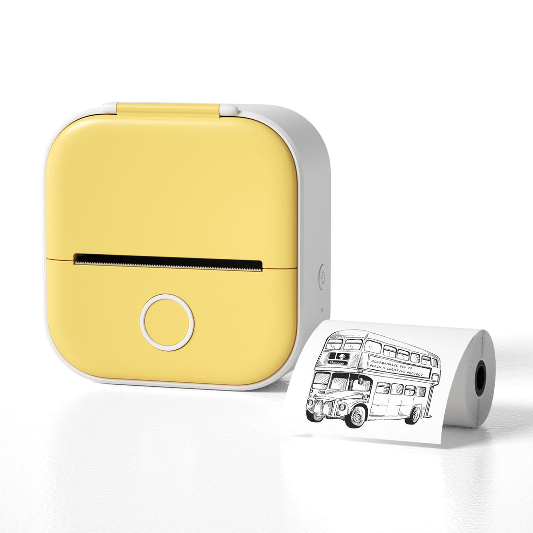 Mini Bluetooth Thermal Label Printer – Portable Sticker & Photo Printer for Home or Office