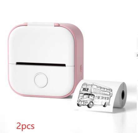 Mini Bluetooth Thermal Label Printer – Portable Sticker & Photo Printer for Home or Office