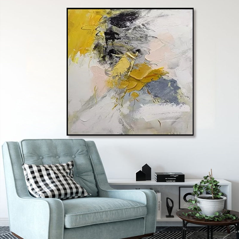 New Design Modern Large Wall Painting Hand Painted Acrylic Gold Abstract Oil Painting On Canvas For Living Room Decor