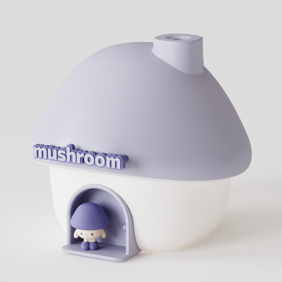 Mushroom House Ambience Light Mute Humidifier