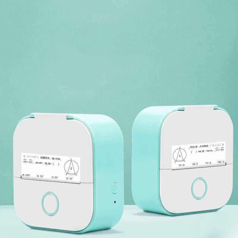 Mini Bluetooth Thermal Label Printer – Portable Sticker & Photo Printer for Home or Office