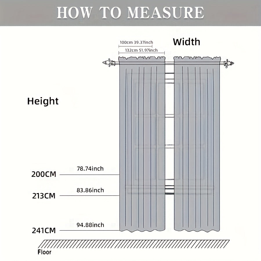 [Uv-Resistant | Embroidered] 2pcs White Embroidered Curtains | Uv-Resistant Transparent, Small Flower Patterns | Suitable for Home Decoration in Living Rooms, Bedrooms, Dining Rooms, Offices, Balconies, Etc