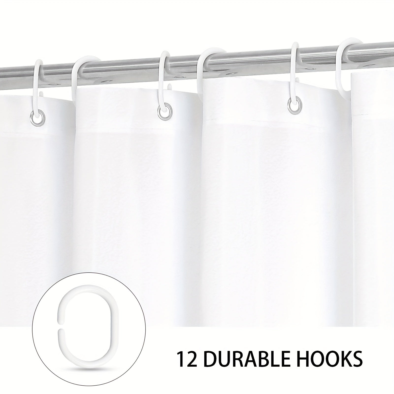 1/4pcs Pink Elegant Rose Shower Curtain Set, Glitter Shower Curtains For Bathroom, Waterproof Shower Curtain, Bathroom Rug, Toilet U-Shape Mat, Toilet Lid Cover, Bathroom Decor With 12 Hooks